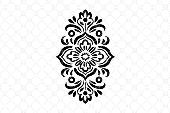 Download Indian Rangoli SVG, Decorative Art, 062 - Art Collection