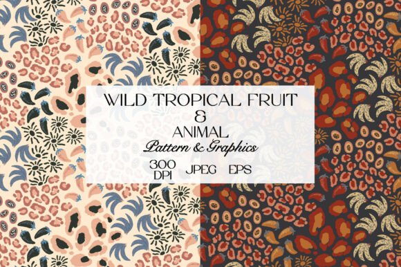 Download Tropical Fruit Abstract Pattern - Tropical Collection