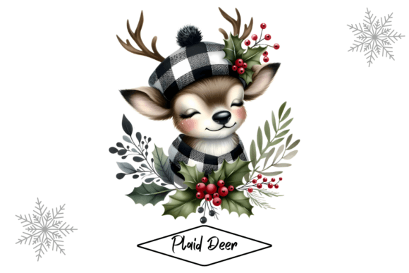 Download Plaid Deer - Clip Art - Art Collection