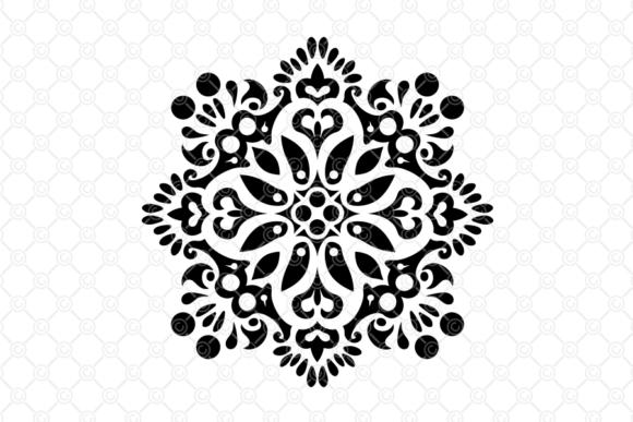 Download Indian Rangoli SVG, Decorative Art, 039 - Art Collection