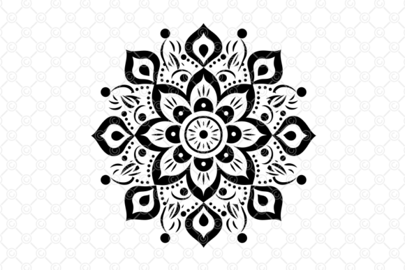 Download Indian Rangoli SVG, Decorative Art, 043 - Art Collection