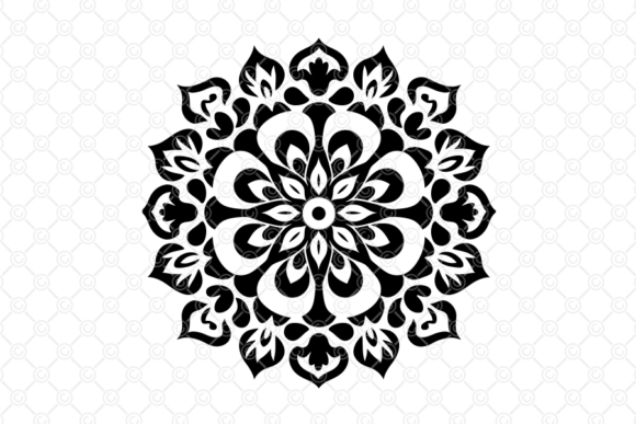 Download Indian Rangoli SVG, Decorative Art, 055 - Art Collection