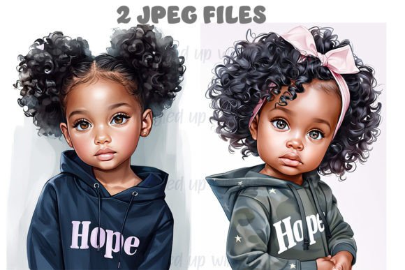 Download African American Girls Clipart Set 10 - Art Collection