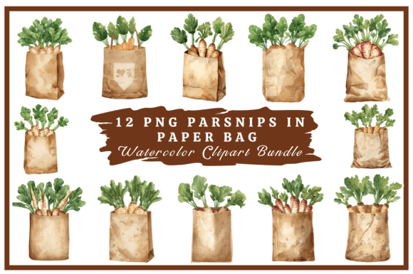 Download Parsnips Watercolor Clipart Bundle #22 - Art Collection
