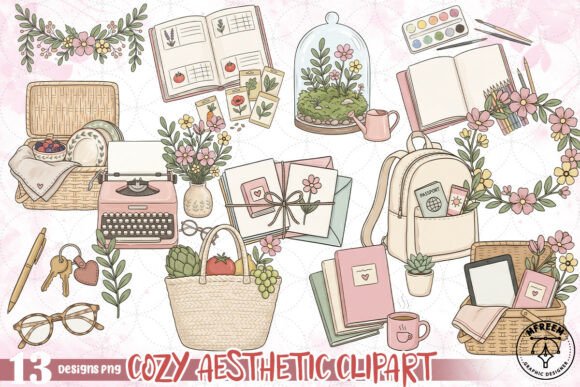 Download Cozy Aesthetic Clipart PNG - Art Collection