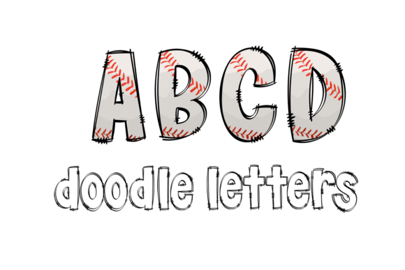 Download Baseball Alphabet - Baseball Clipart - Art Collection