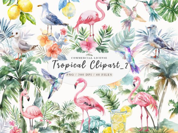 Download Flamingo Watercolor Clipart, Exotic PNG - Art Collection