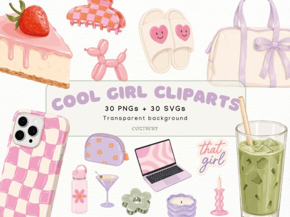 Download That Girl Aesthetic Cliparts, Cool Girl - Art Collection