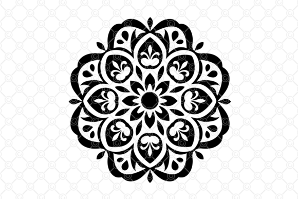 Download Indian Rangoli SVG, Decorative Art, 058 - Art Collection