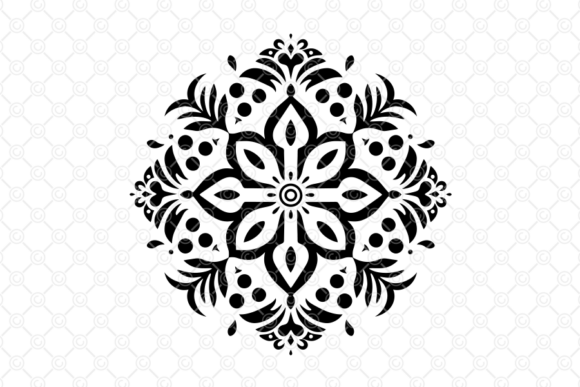 Download Indian Rangoli SVG, Decorative Art, 103 - Art Collection