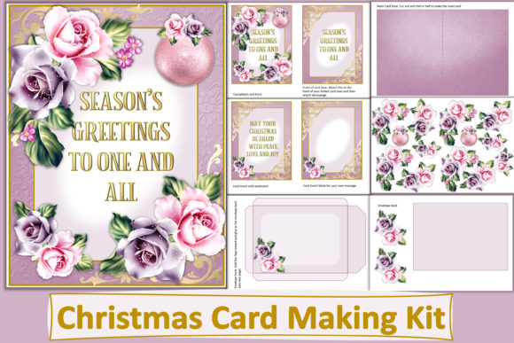 Download Christmas Card Making Kit JPEG and PDF - Jpeg Collection
