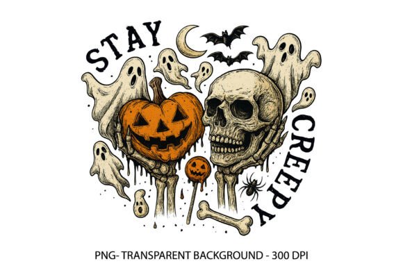 Download Stay Creepy PNG Halloween Dripping Heart - Art Collection