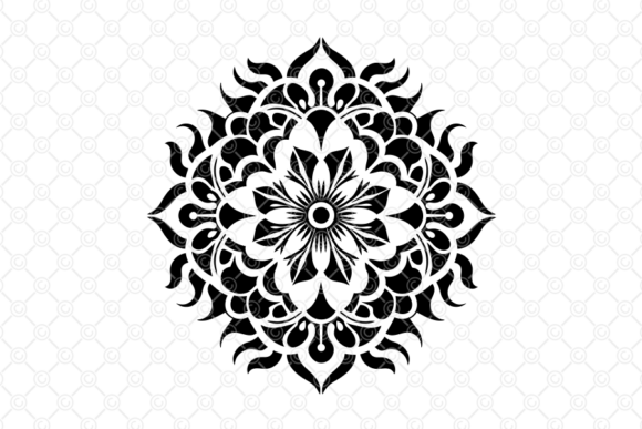 Download Indian Rangoli SVG, Decorative Art, 096 - Art Collection