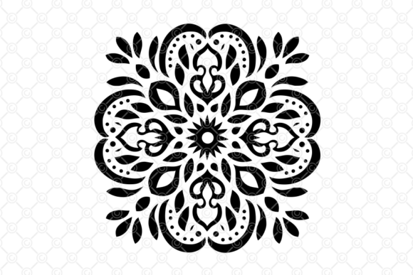 Download Indian Rangoli SVG, Decorative Art, 026 - Art Collection