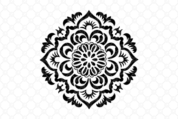 Download Indian Rangoli SVG, Decorative Art, 051 - Art Collection