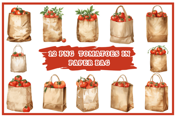 Download Tomatoes Watercolor Clipart Bundle #16 - Art Collection