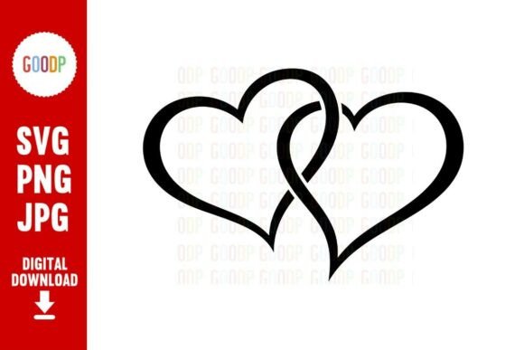 Download Intertwined Hearts SVG - Art Collection