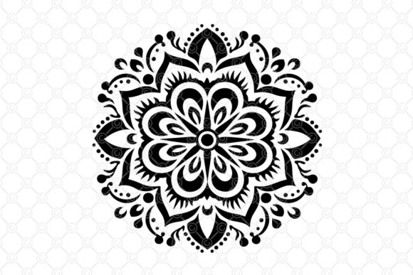 Download Indian Rangoli SVG, Decorative Art, 008 - Art Collection