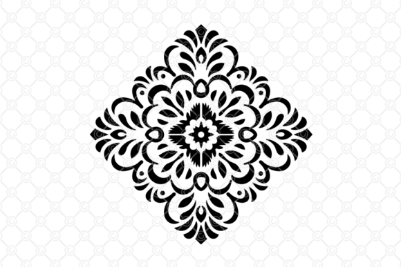 Download Indian Rangoli SVG, Decorative Art, 050 - Art Collection
