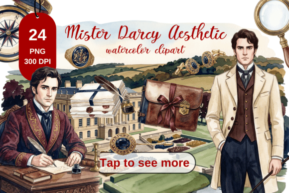 Download Mr Darcy Aesthetic Planner Clipart - Art Collection