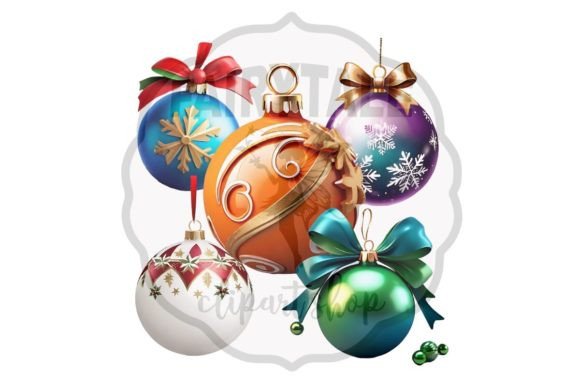 Download Christmas Balls Decor Clipart - Art Collection