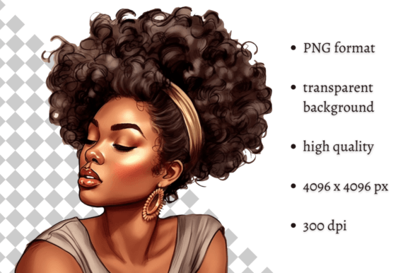 Download Beautiful African American Girl Clipart - Art Collection